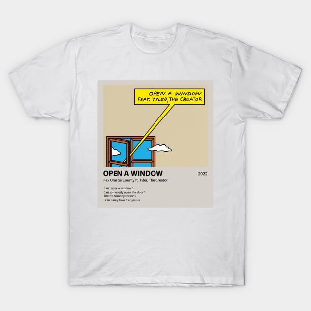 OPEN A WINDOW Poster Design T-Shirt by thestanstore